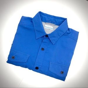 Columbia Vented Short Sleeve Button Up Shirt